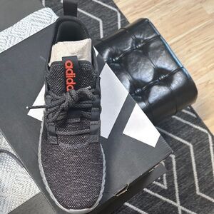 adidas Men’s Black and Gray Knit Sneakers